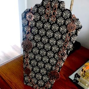 Copper Necklace and Earrings
